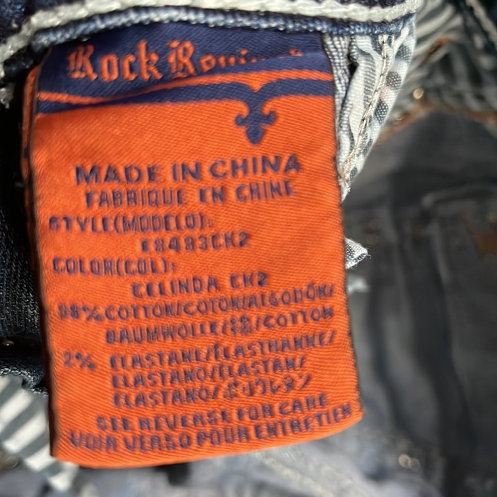ROCK REVIVAL JEANS 26 | Celinda | NWOT | cuff and wear as capris - Picture 9 of 11